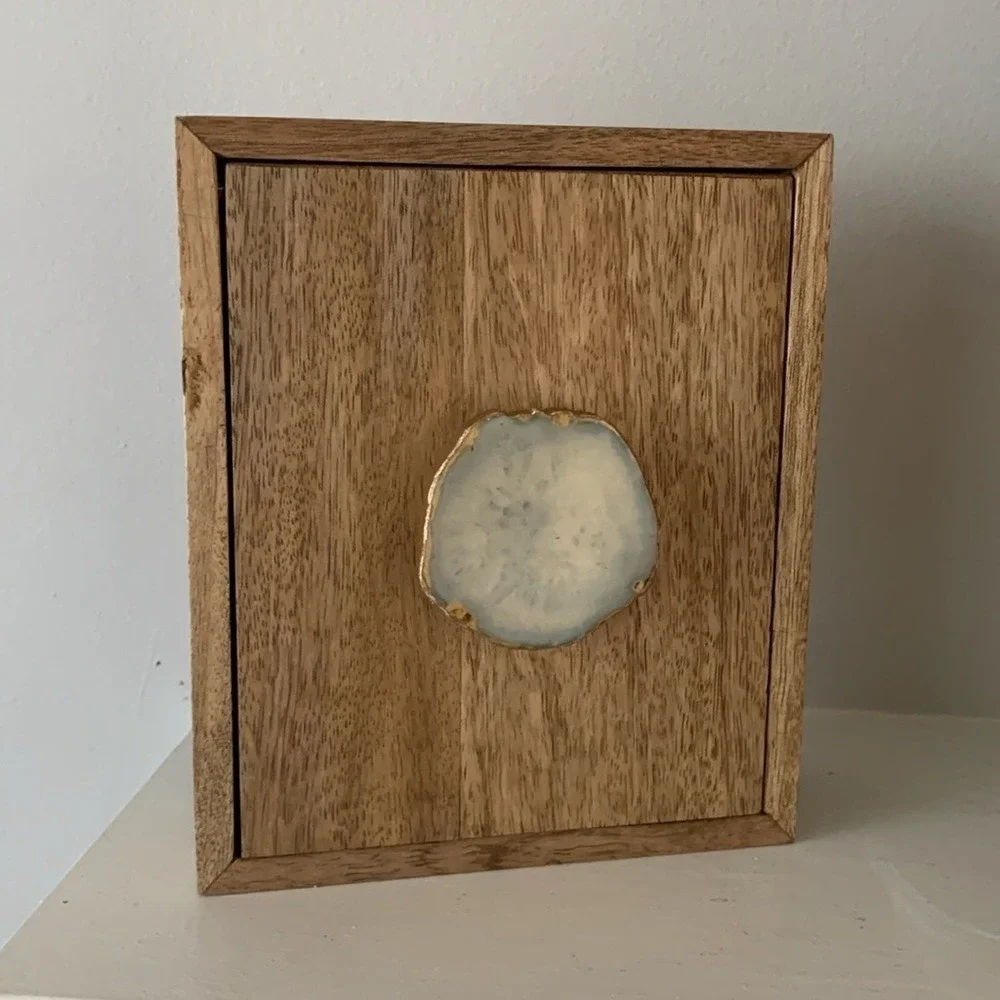 Pier‎ 1 wooden bow storage home decor new